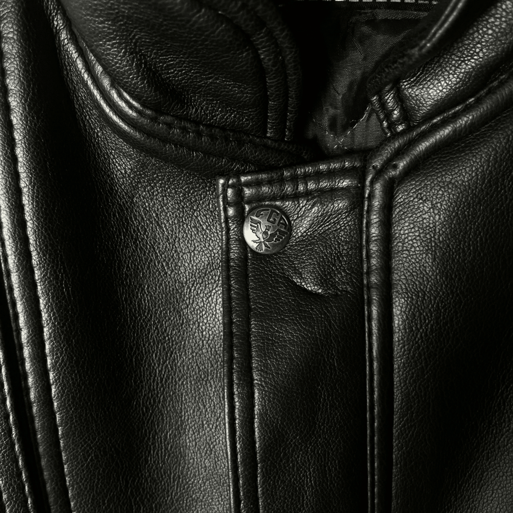 Vintage F.G.A Genuine Leather Jacket 2XL - Funkify