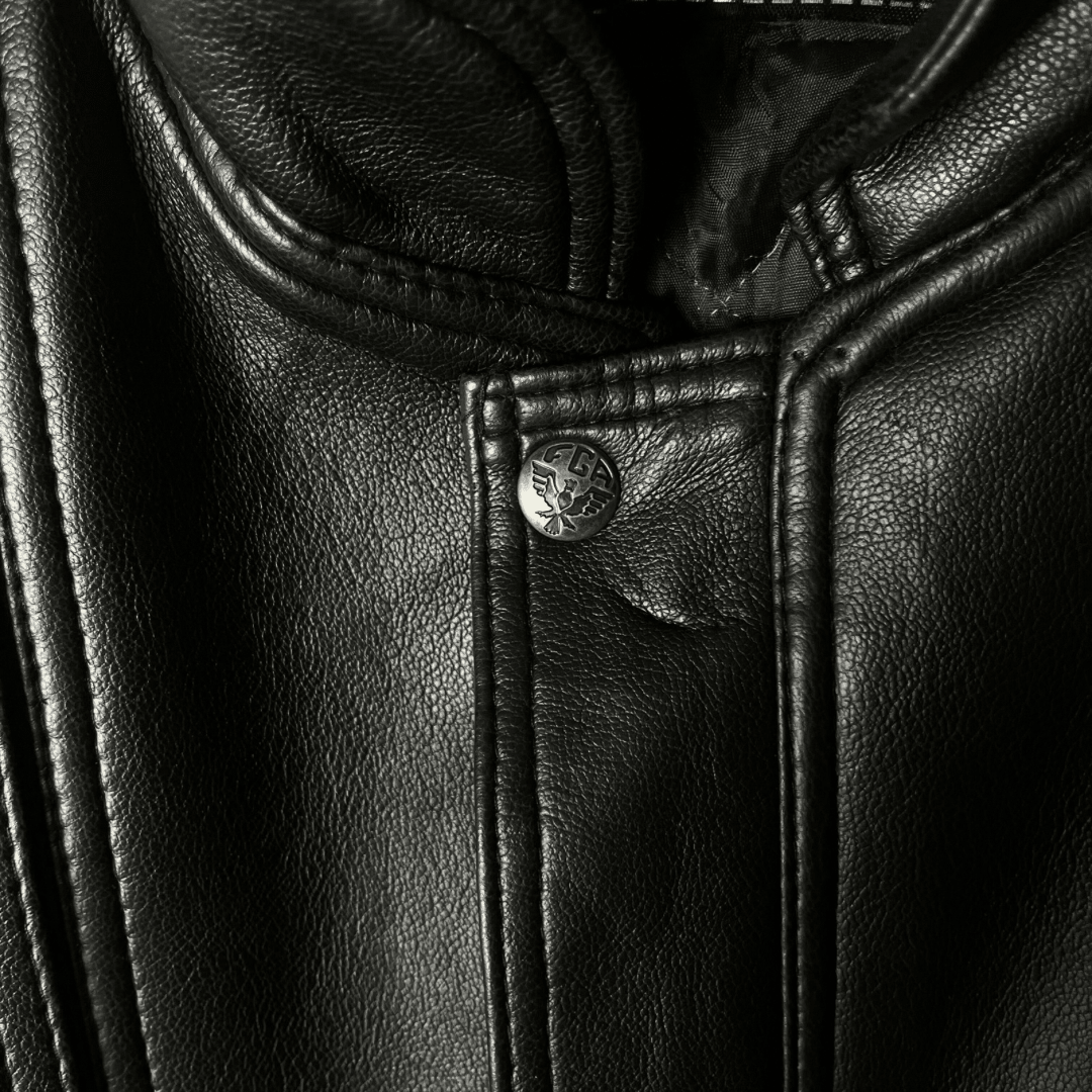 Vintage F.G.A Genuine Leather Jacket 2XL - Funkify