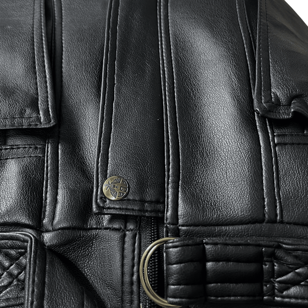 Vintage F.G.A Genuine Leather Jacket 2XL - Funkify