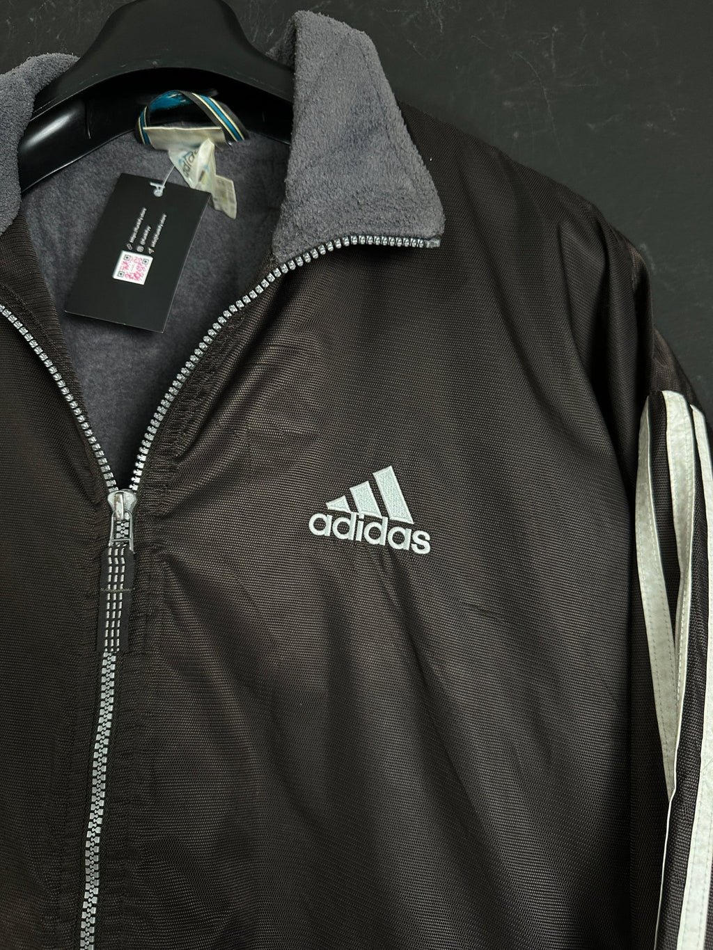 Vintage Fleece lined Adidas Jacket - Funkify