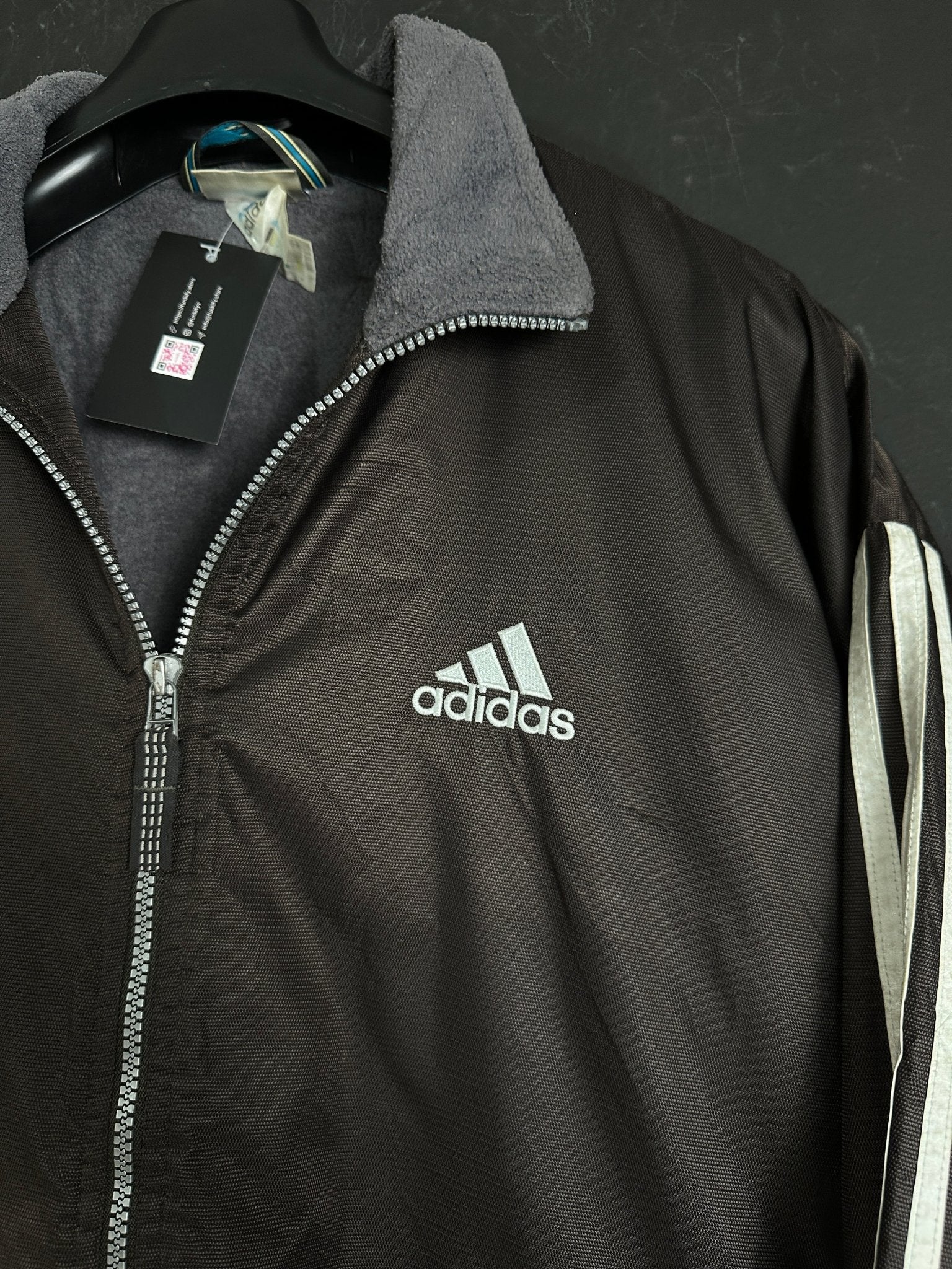 Vintage Fleece lined Adidas Jacket - Funkify