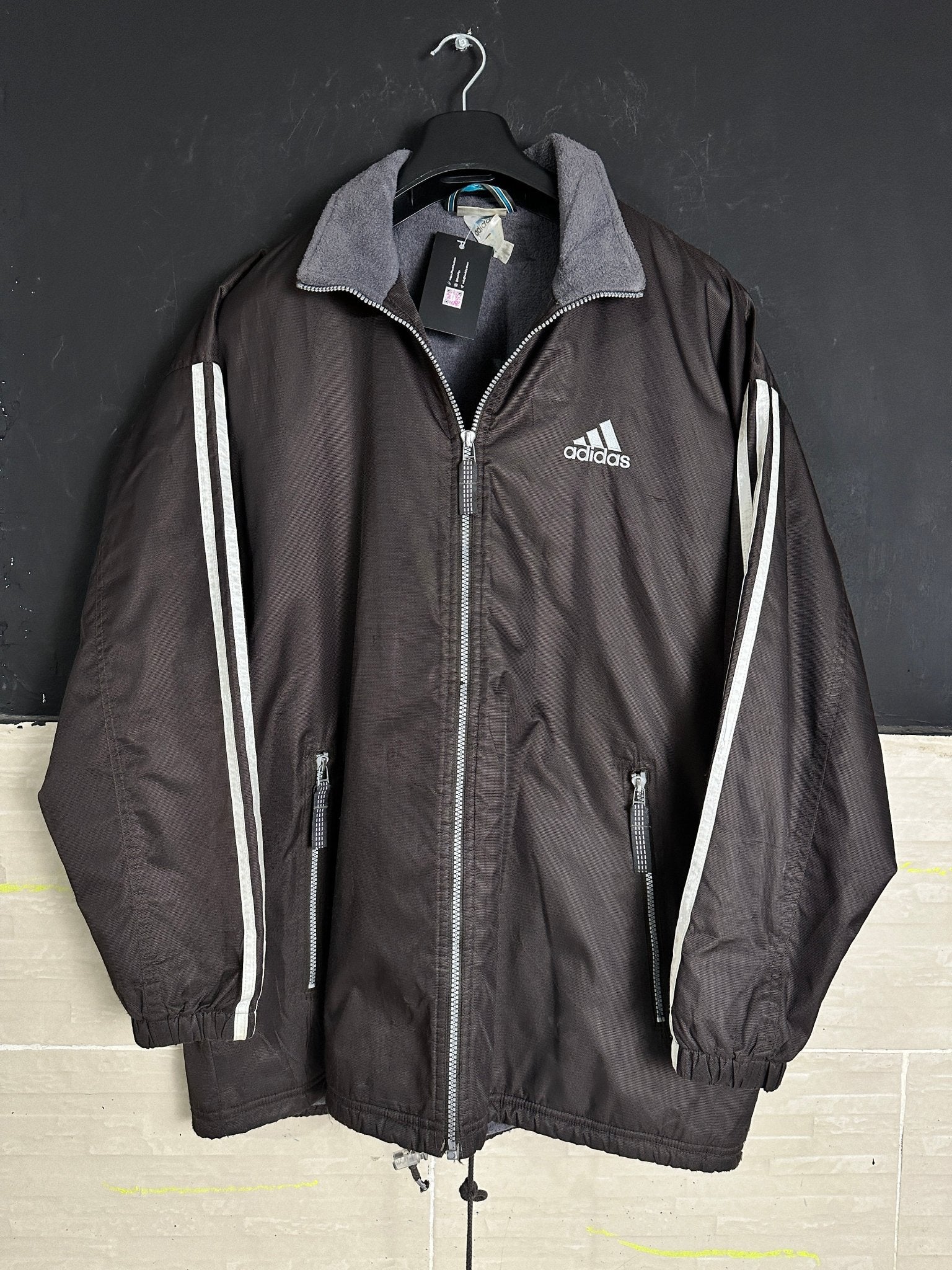 Vintage Fleece lined Adidas Jacket - Funkify