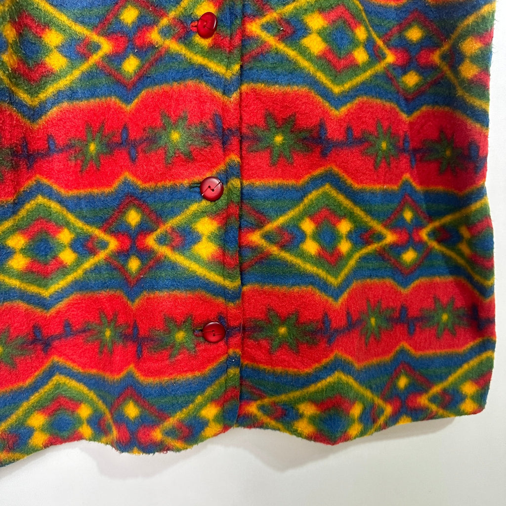 Vintage Fleece Vest Large - Funkify