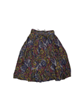 Vintage Floral Pleated Lined Skirt - Small - Funkify
