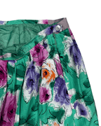 Vintage Floral Skirt with Pockets - Large/XL - Funkify