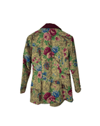 Vintage Floral Women's Double - Breasted Blazer - Funkify