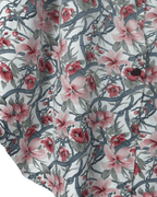 Vintage Floral Women's Shirt w/ Shoulder Pads - Funkify