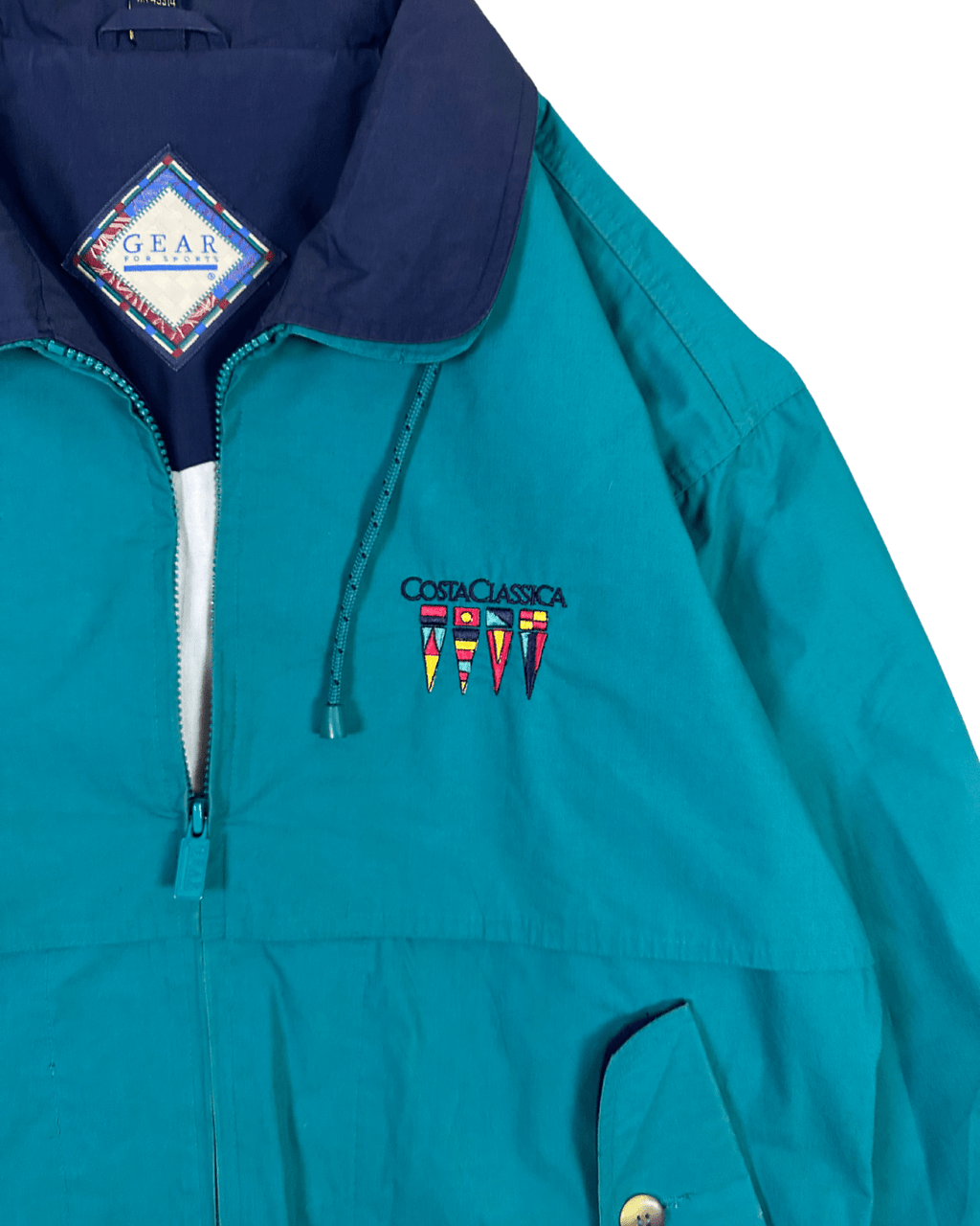 Vintage Gear Teal Jacket - Funkify