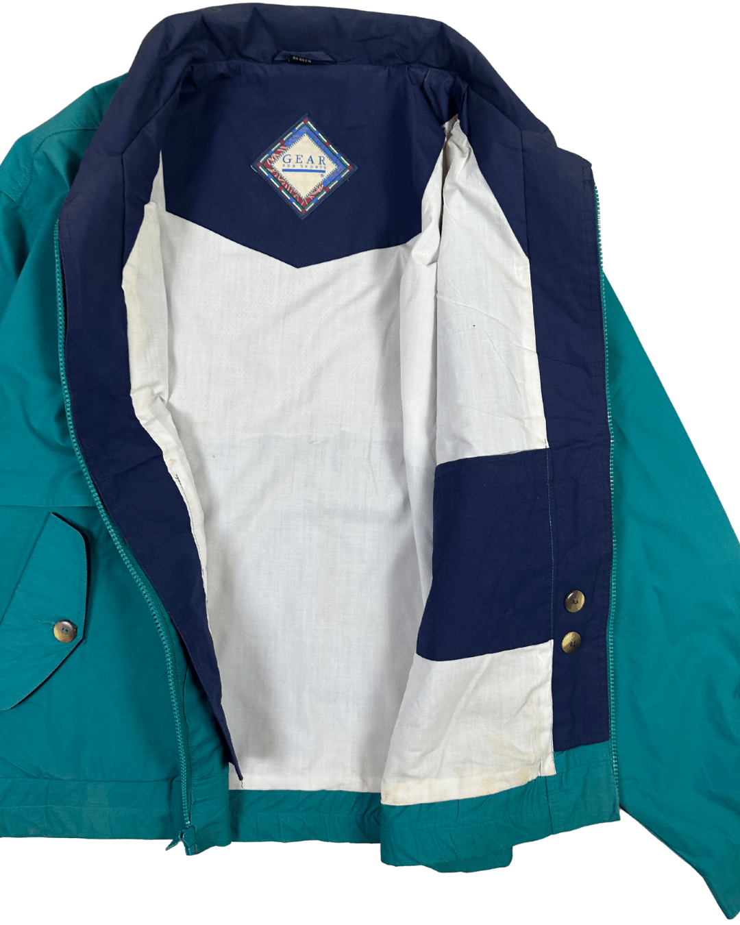 Vintage Gear Teal Jacket - Funkify