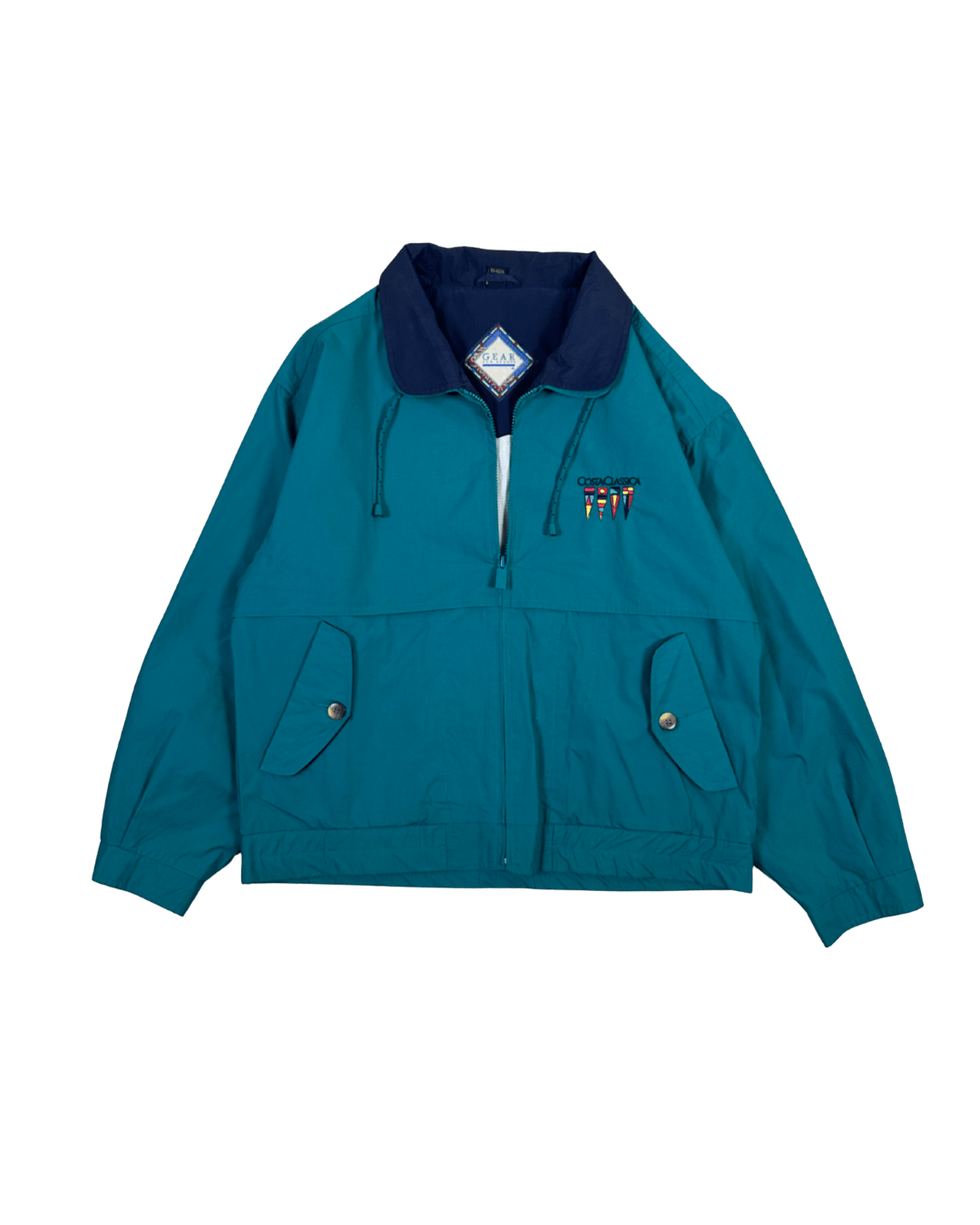 Vintage Gear Teal Jacket - Funkify
