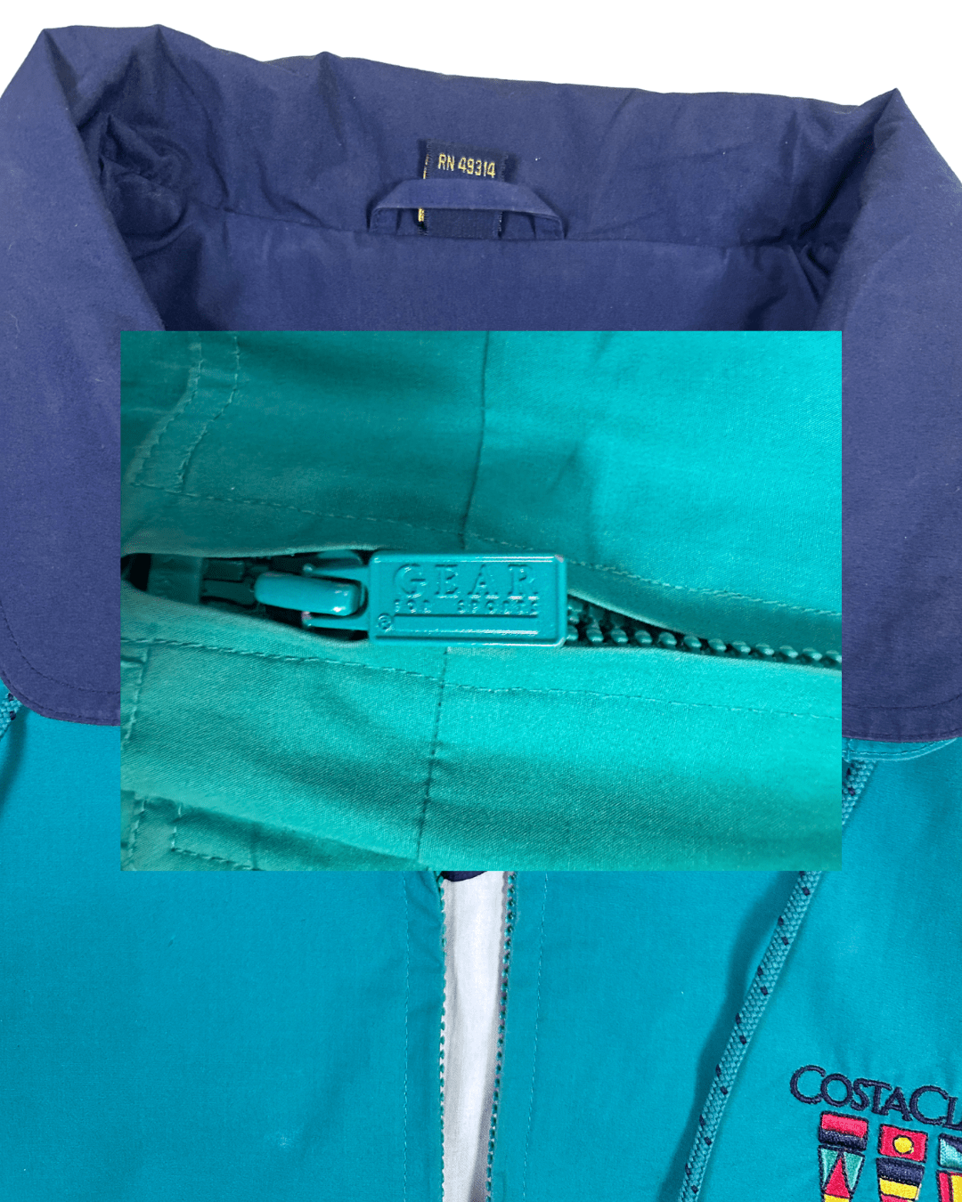 Vintage Gear Teal Jacket - Funkify