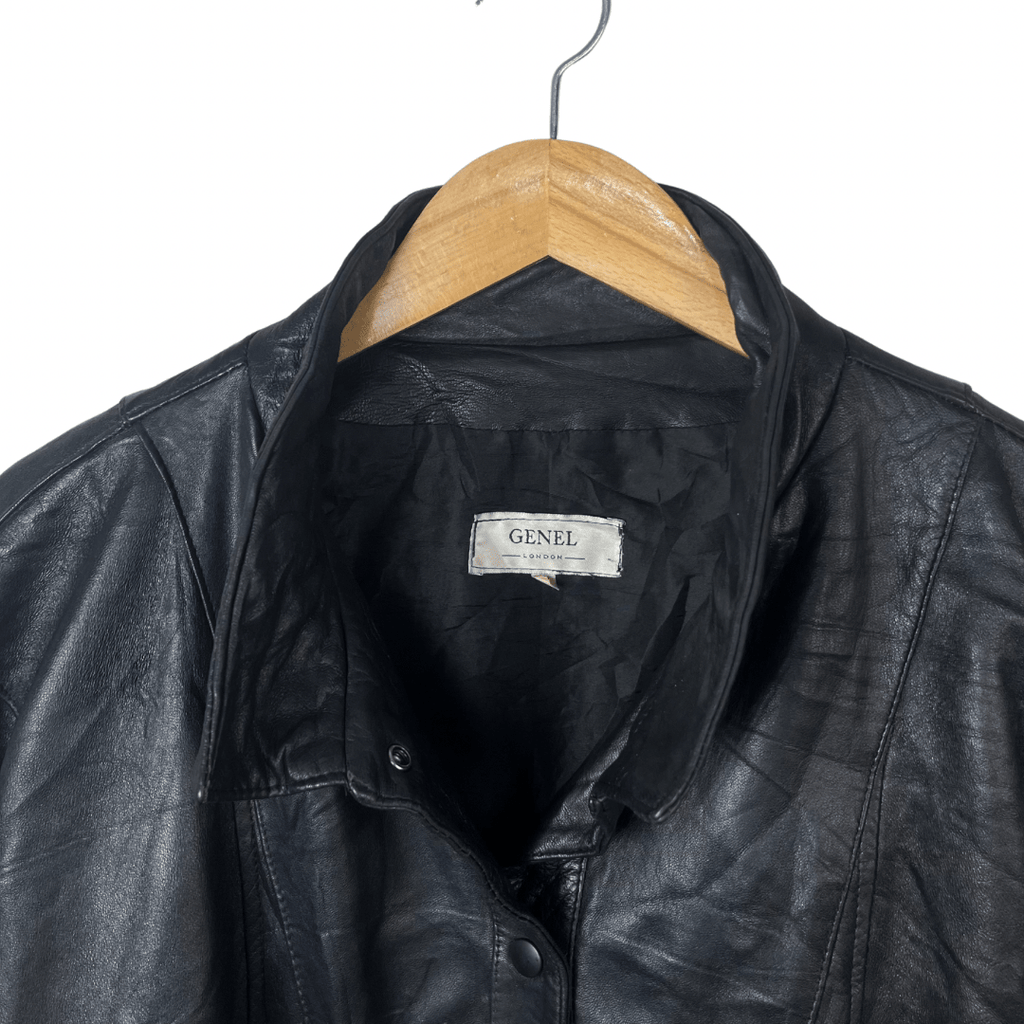 Vintage Genel London Genuine Leather Jacket XL - Funkify