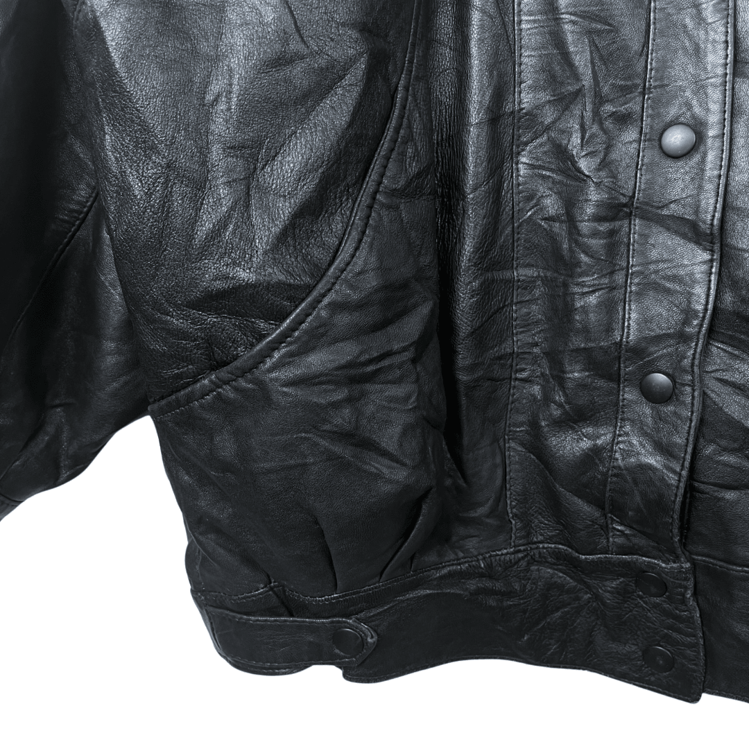 Vintage Genel London Genuine Leather Jacket XL - Funkify