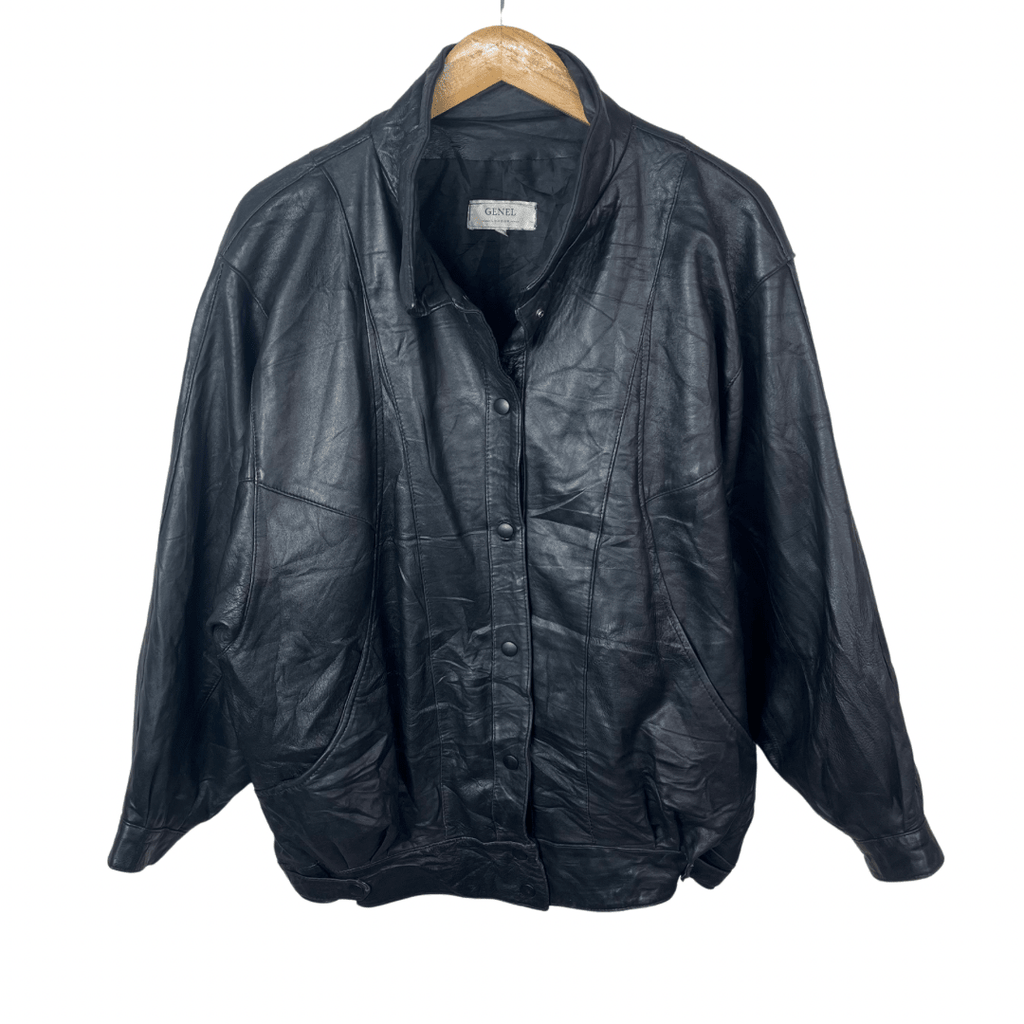 Vintage Genel London Genuine Leather Jacket XL - Funkify