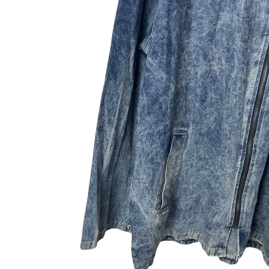 Vintage Gentry Acid Wash Denim Jacket 2XL - Funkify