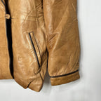 Vintage Genuine Leather Blazer Women's Large - Funkify