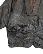 Vintage Genuine Leather Brown Jacket - Funkify