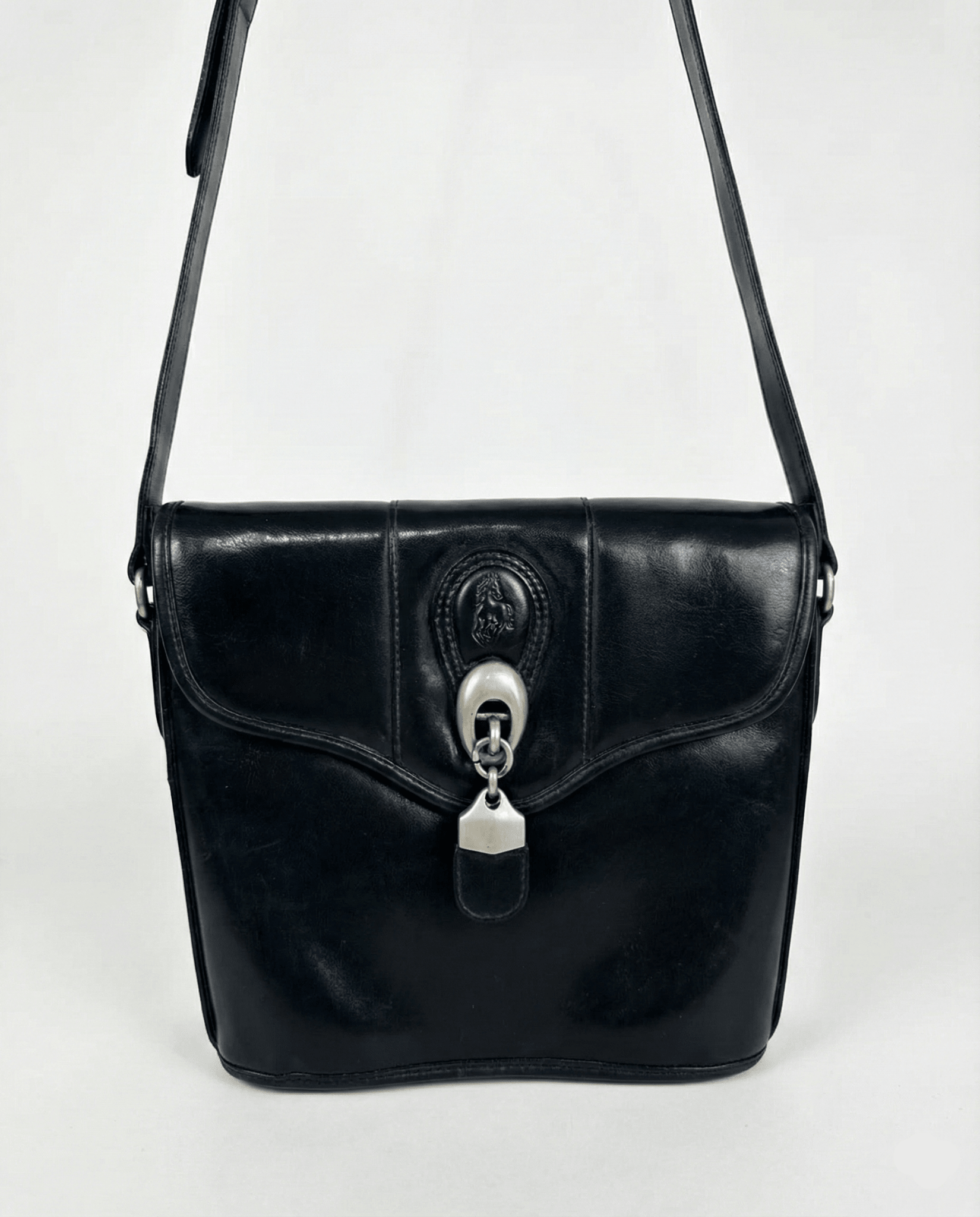 Vintage Genuine Leather Crossbody Bag - Funkify