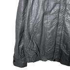 Vintage Genuine Leather Gray Jacket Medium - Funkify