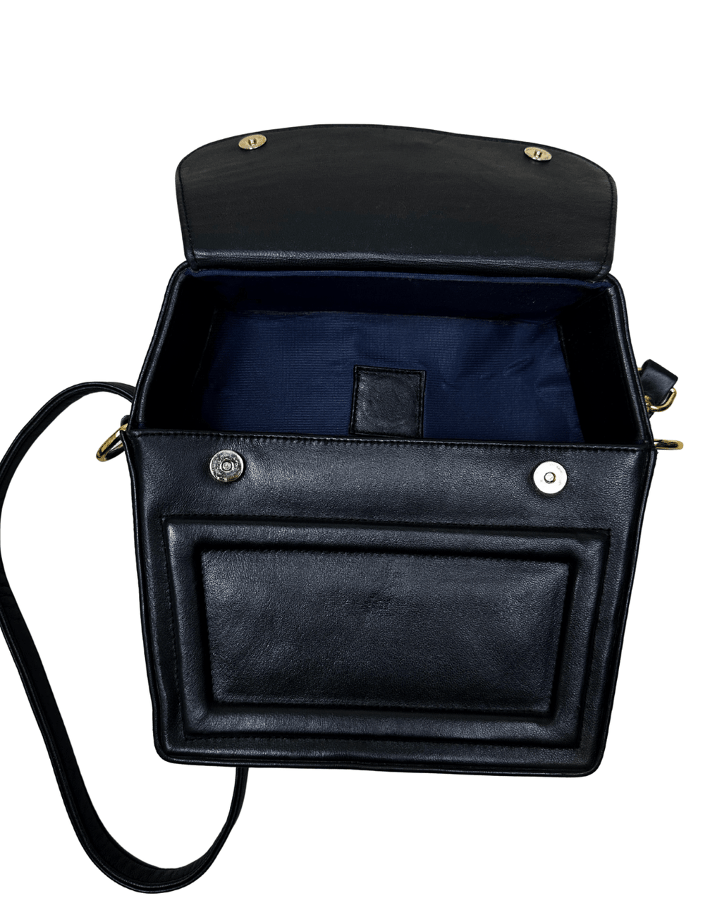Vintage Genuine Leather Handbag with Removable Crossbody Strap - Funkify