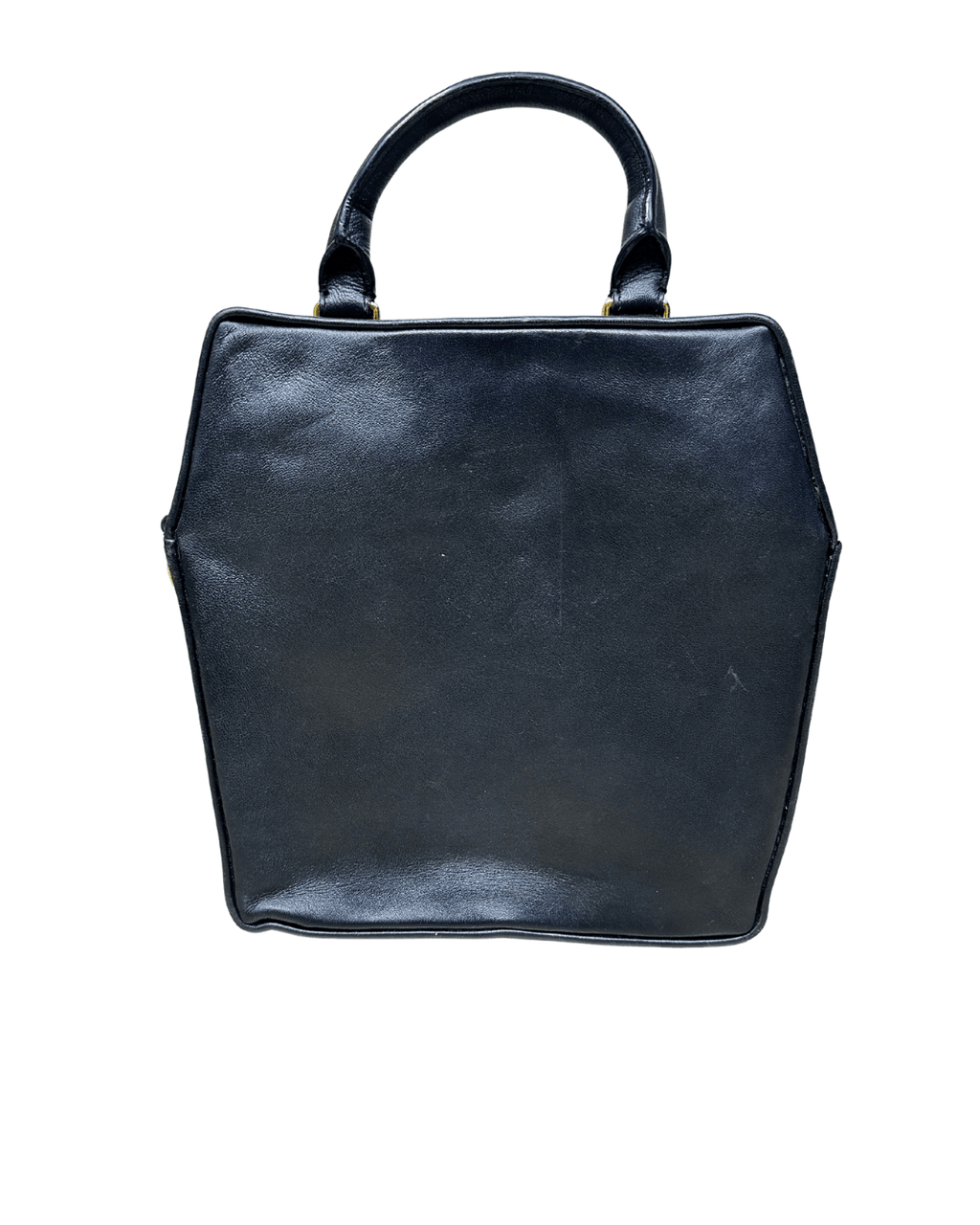 Vintage Genuine Leather Handbag with Removable Crossbody Strap - Funkify
