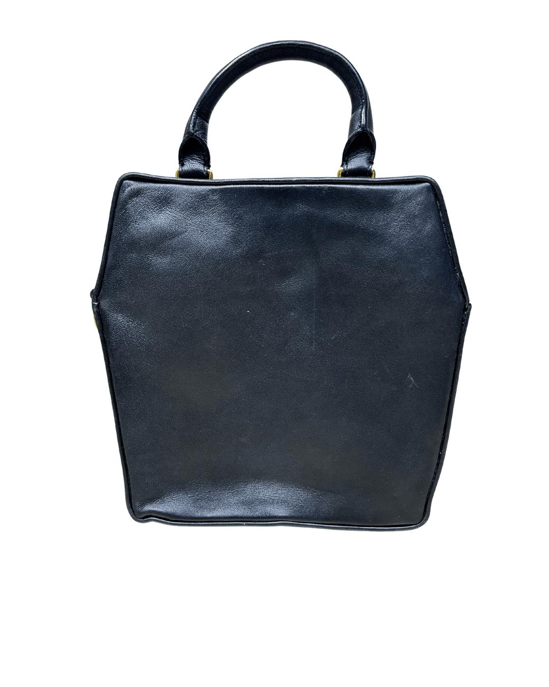 Vintage Genuine Leather Handbag with Removable Crossbody Strap - Funkify