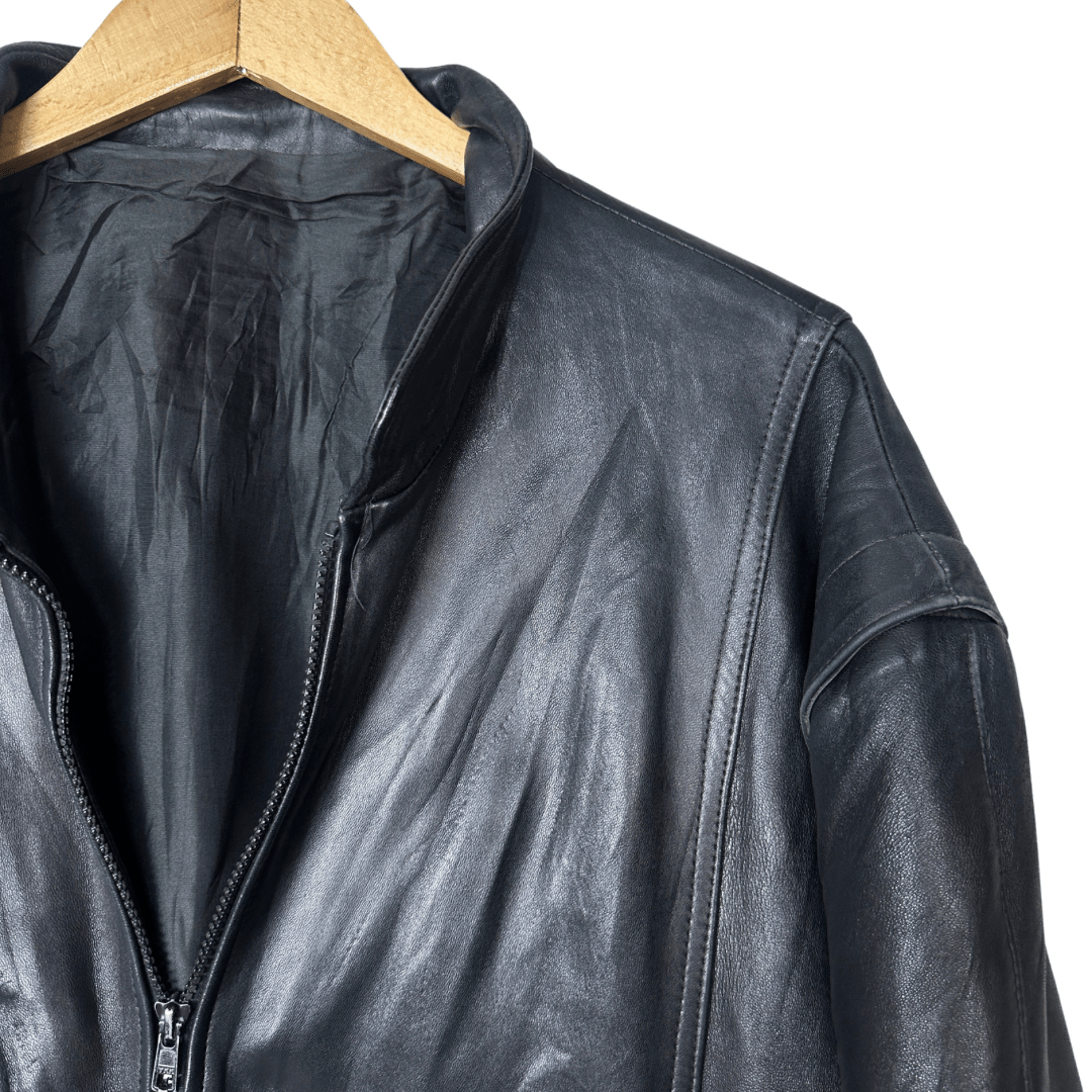 Vintage Genuine Leather Jacket 2XL - Funkify