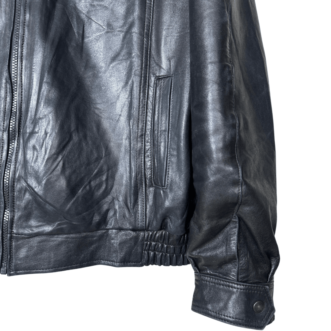 Vintage Genuine Leather Jacket 2XL - Funkify