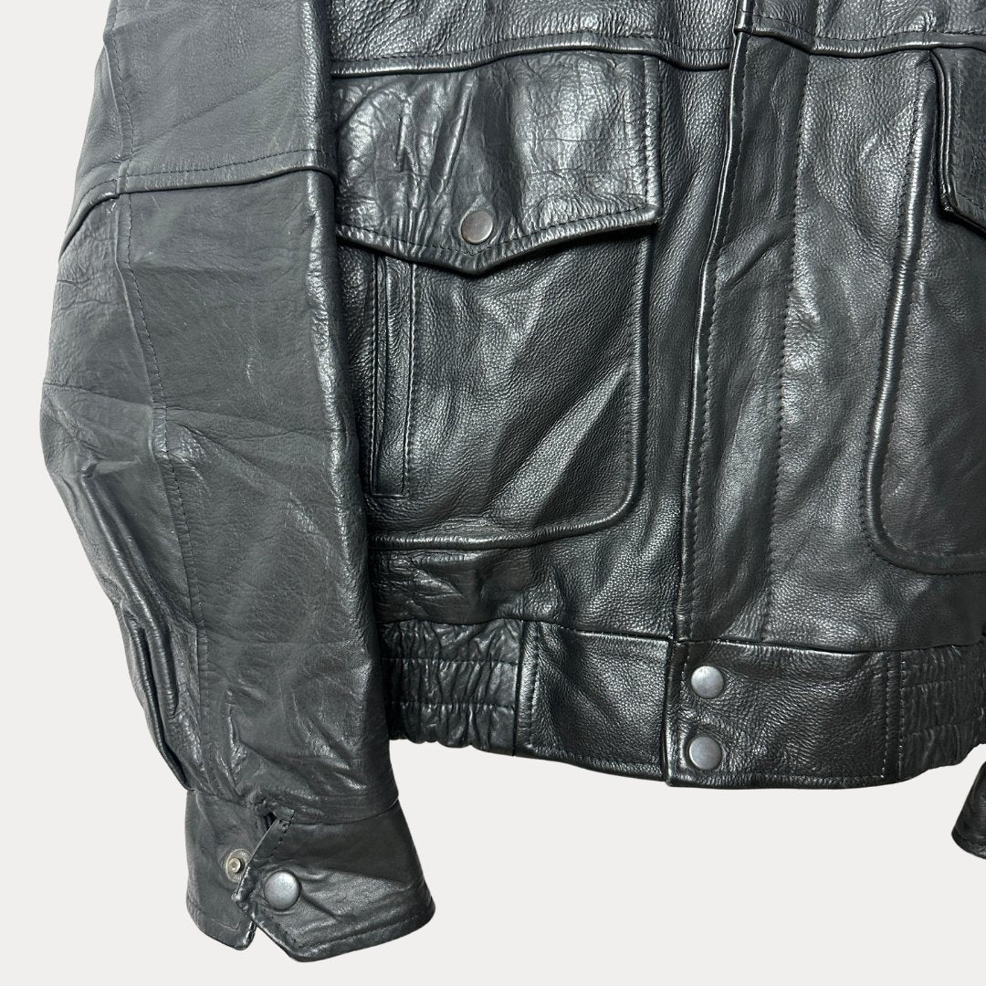 Vintage Genuine Leather Jacket - Funkify