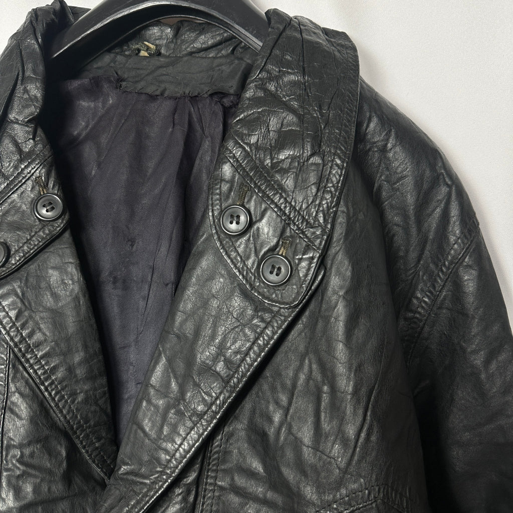 Vintage Genuine Leather Jacket Large - Funkify