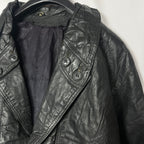 Vintage Genuine Leather Jacket Large - Funkify