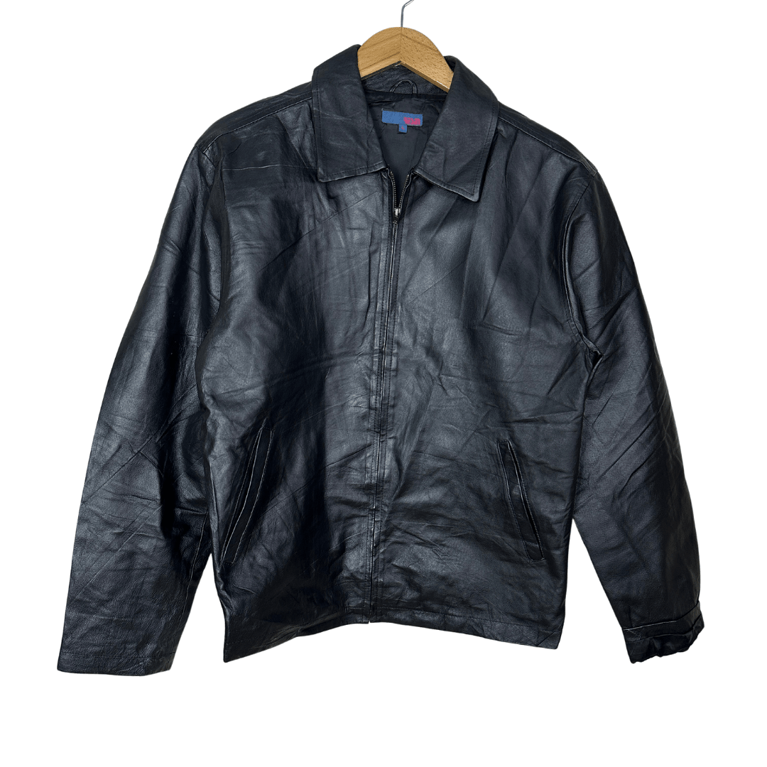Vintage Genuine Leather Jacket Large - Funkify