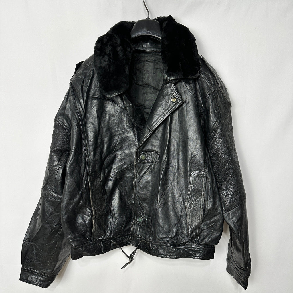 Vintage Genuine Leather Jacket Large - Funkify