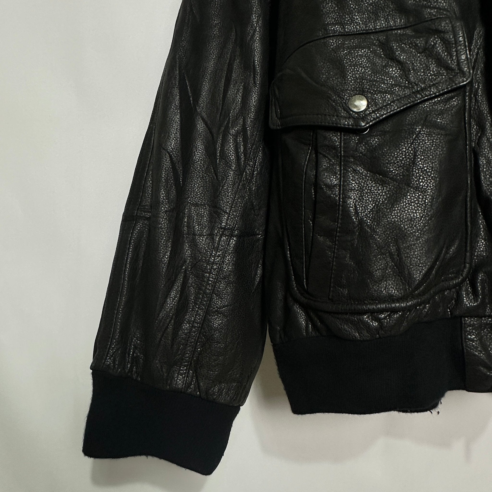 Vintage Genuine Leather Jacket Large - Funkify