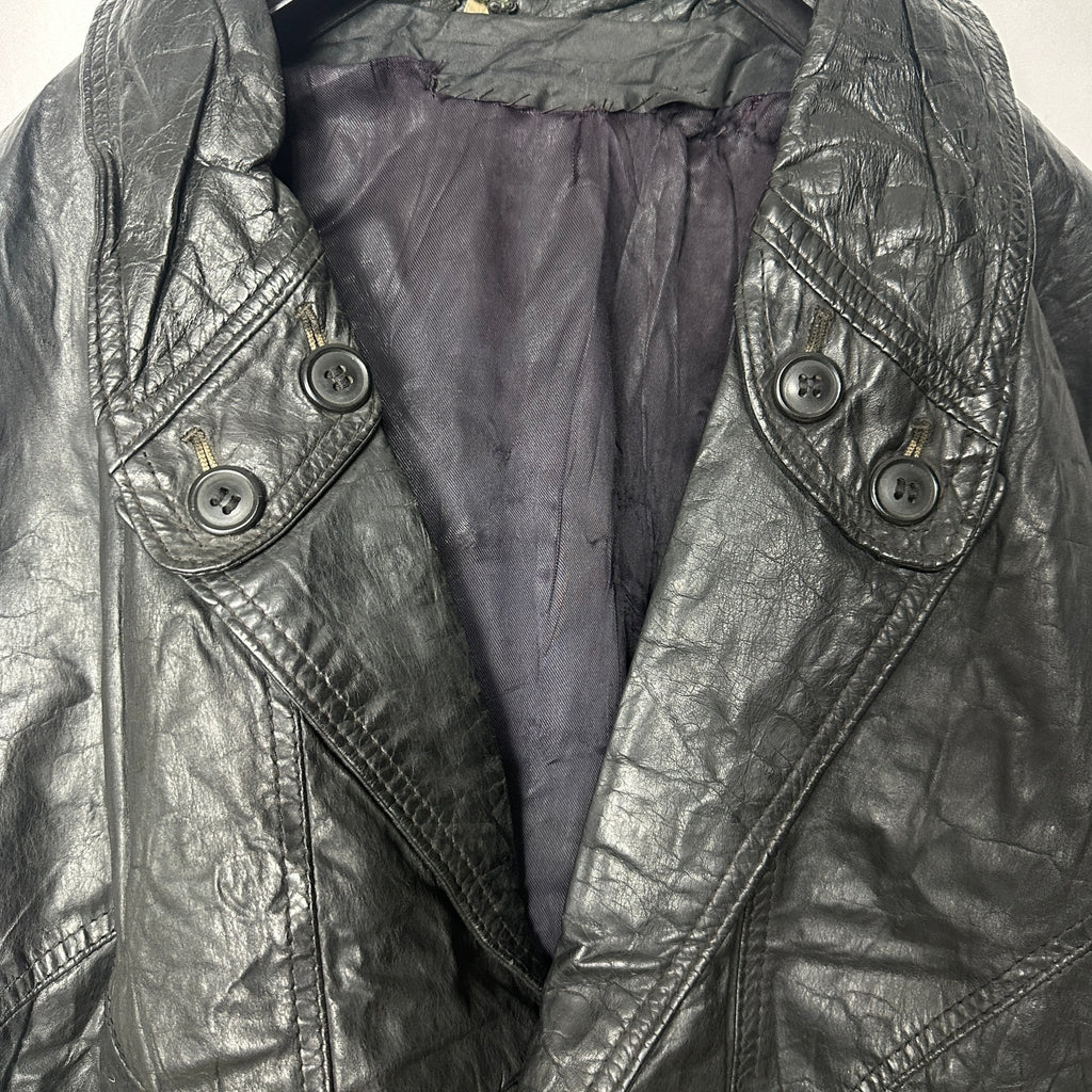 Vintage Genuine Leather Jacket Large - Funkify