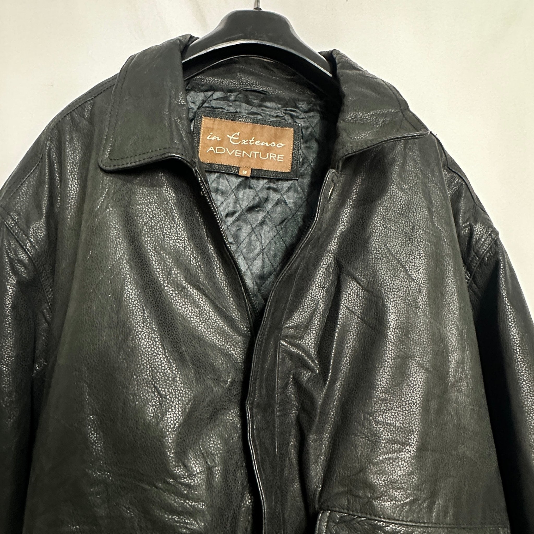 Vintage Genuine Leather Jacket Large - Funkify
