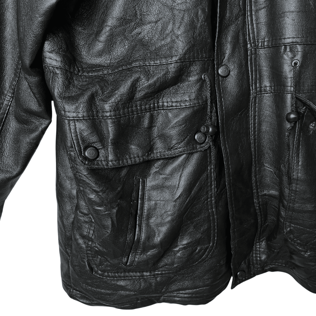 Vintage Genuine Leather Jacket Large - Funkify