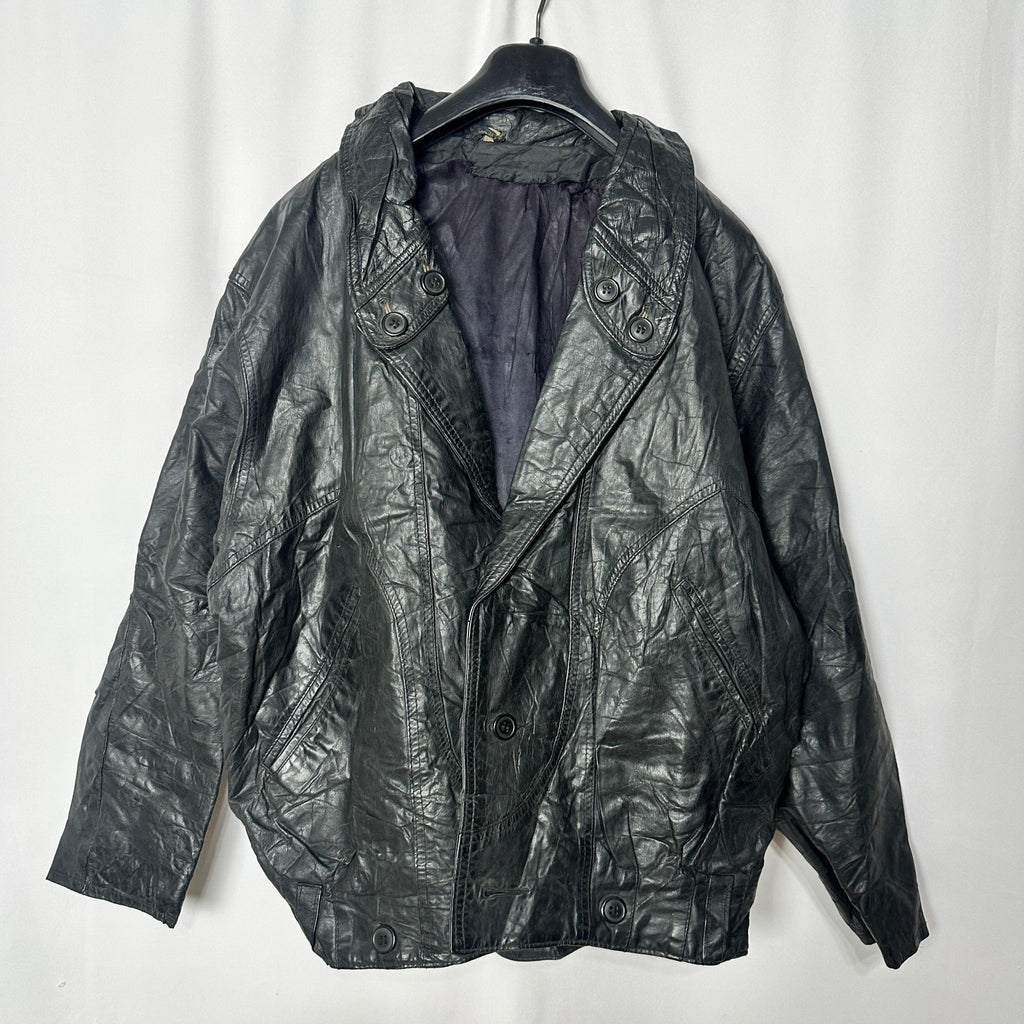 Vintage Genuine Leather Jacket Large - Funkify