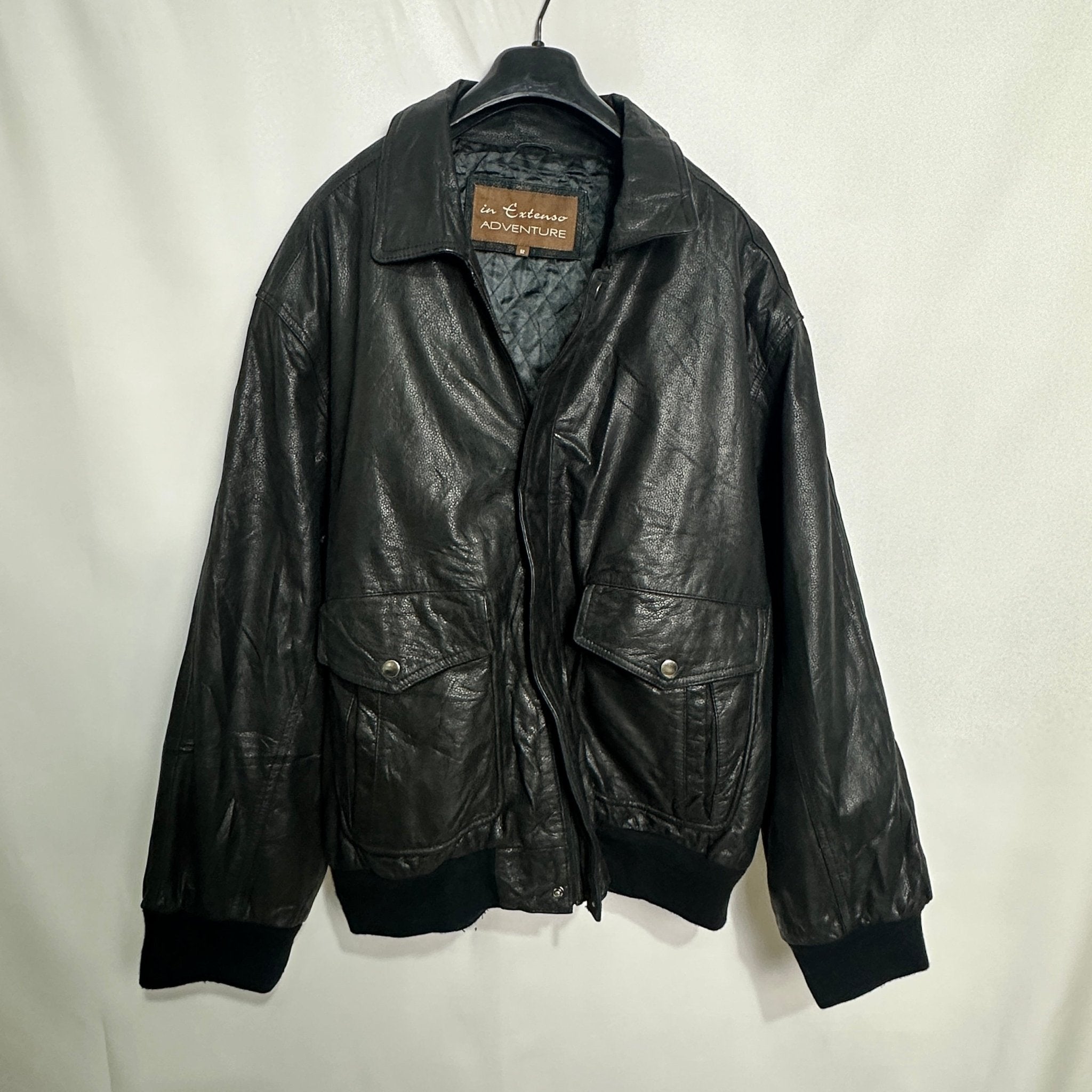 Vintage Genuine Leather Jacket Large - Funkify