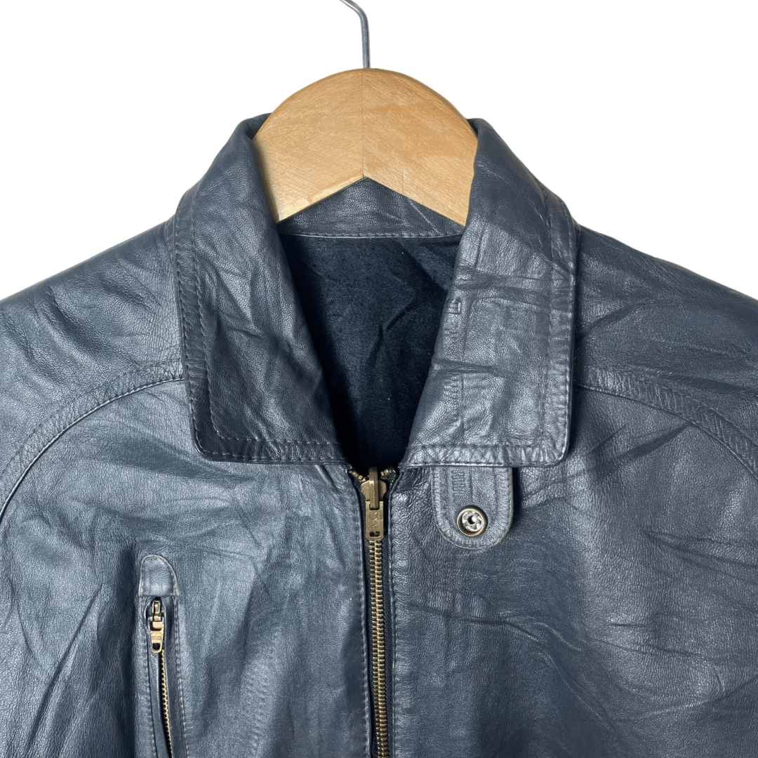 Vintage Genuine Leather Jacket Medium - Funkify