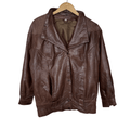 Vintage Genuine Leather Jacket Medium - Funkify
