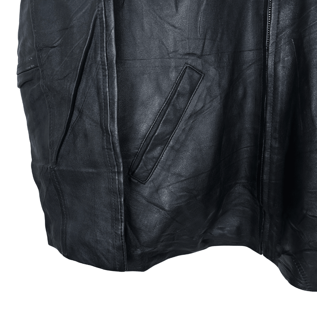 Vintage Genuine Leather Jacket Medium - Funkify
