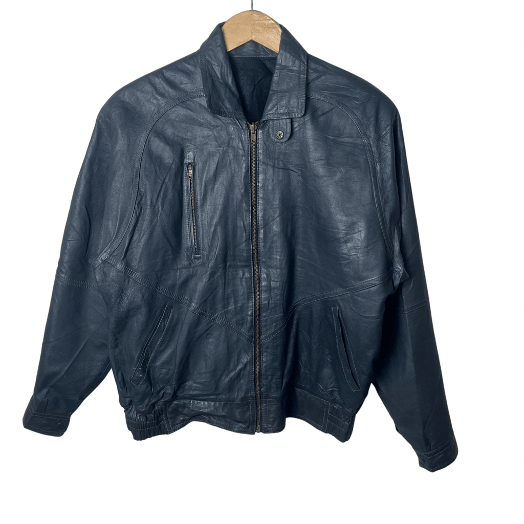 Vintage Genuine Leather Jacket Medium - Funkify