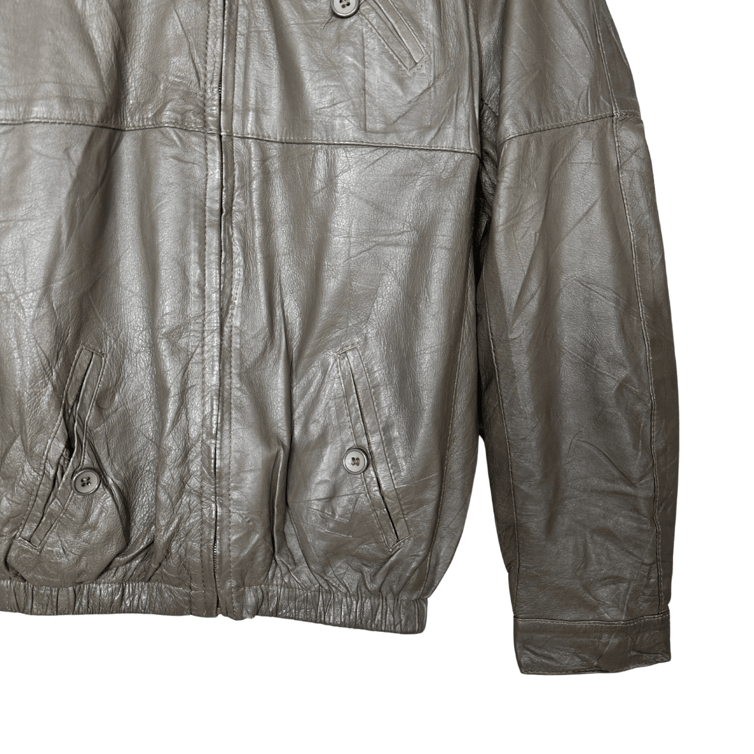 Vintage Genuine Leather Jacket Medium - Funkify
