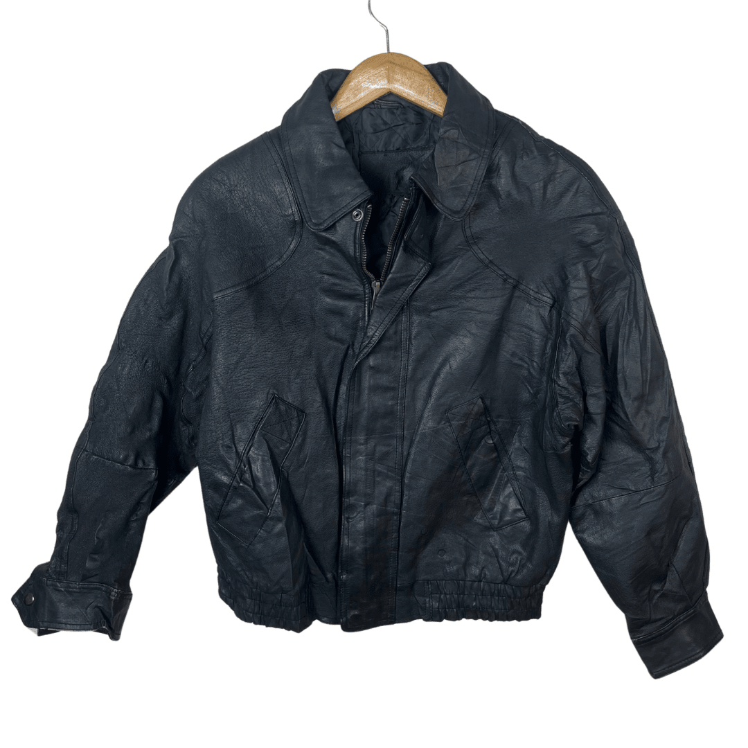 Vintage Genuine Leather Jacket Medium - Funkify