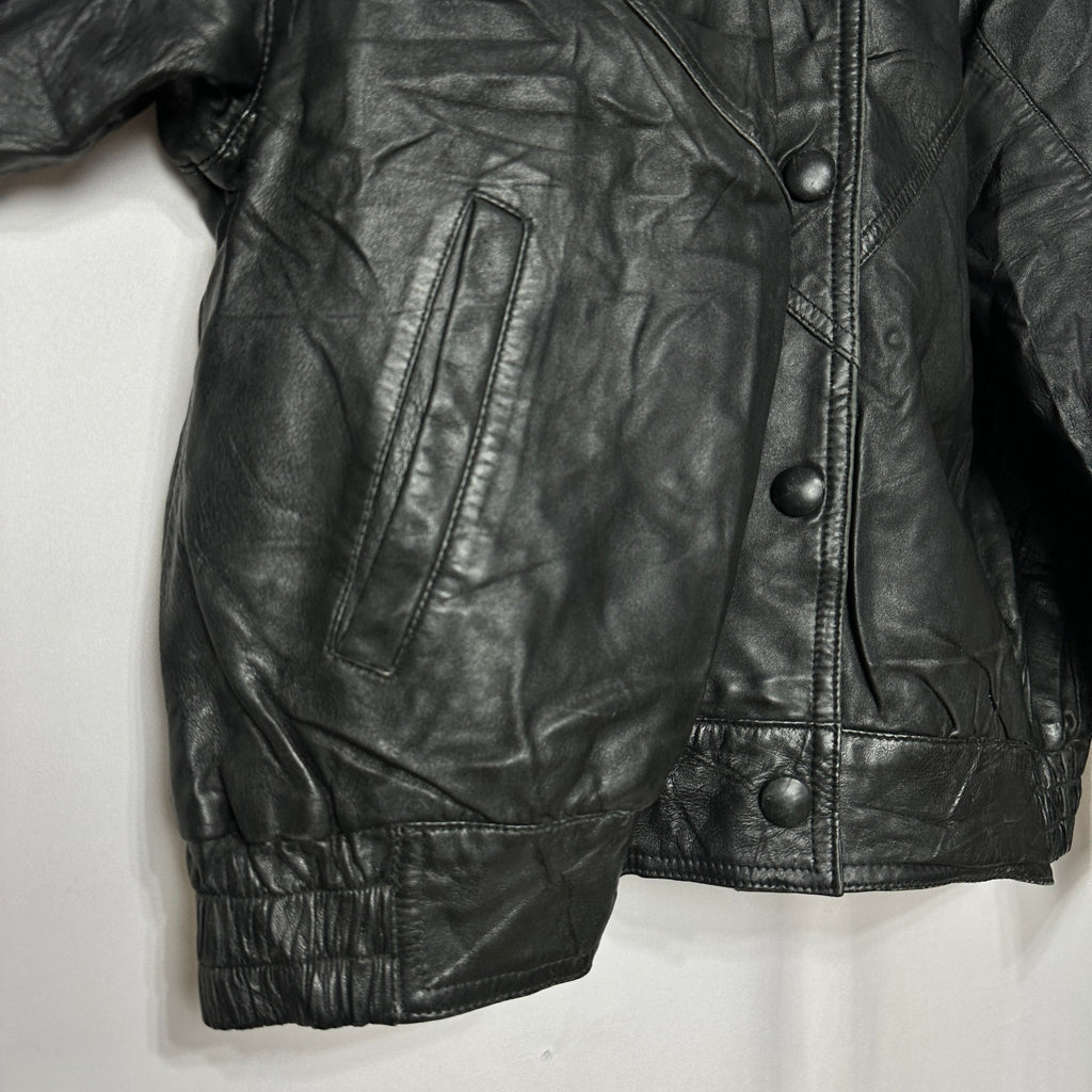 Vintage Genuine Leather Jacket Small/ Medium - Funkify