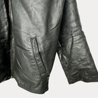 Vintage Genuine Leather Jacket with Removable Lining XL - Funkify