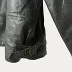 Vintage Genuine Leather Jacket with Removable Lining XL - Funkify