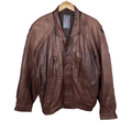 Vintage Genuine Leather Jacket XL - Funkify