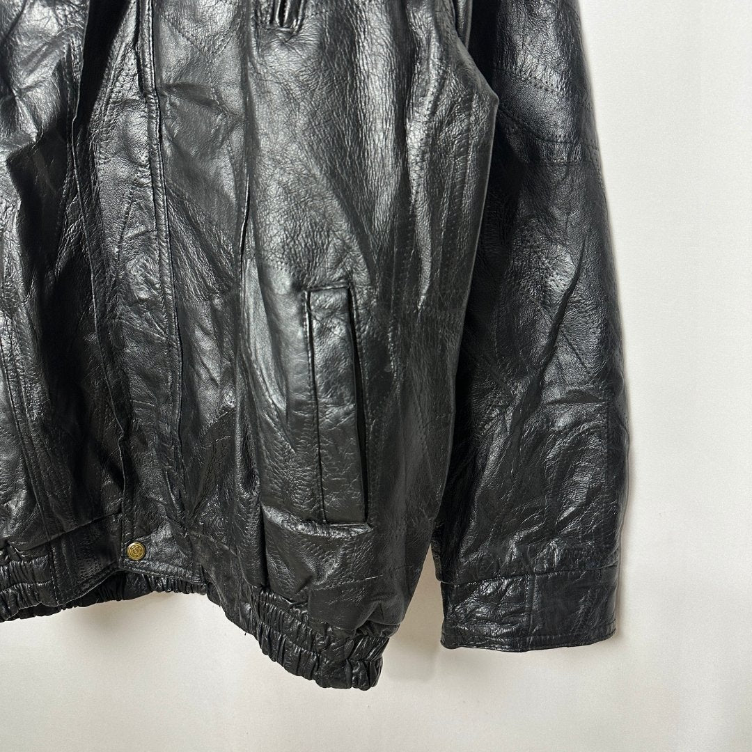 Vintage Genuine Leather Jacket XL - Funkify